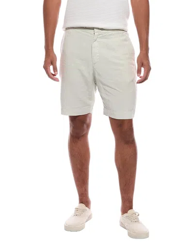Officine Generale Phil Linen-blend Short In White