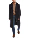 Officine Generale Officine Générale Philip Wool & Cashmere-blend Coat In Black