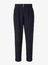 Officine Generale Officine Générale Pierre Formal Pants In Navy Blue