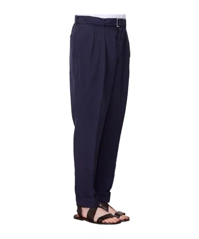 Officine Generale Pierre Pants In Night Sky Blue