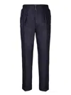 Officine Generale Pierre Tailored Wool Trousers In Black