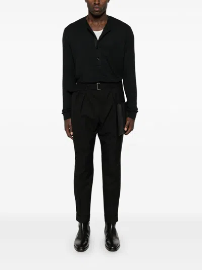 Officine Generale Pierre Trousers In Black