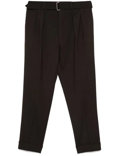 Officine Generale Pierre Trousers In Brown