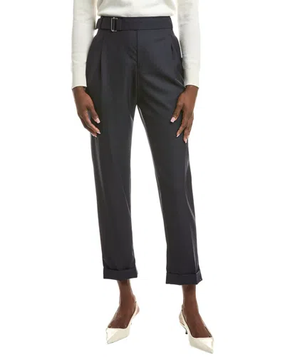 Officine Generale Pierre Wool Pant In Blue