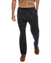Officine Generale Pierre Wool Pant In Blue