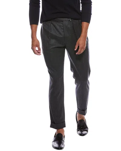 Officine Generale Pierre Wool Pant In Gray