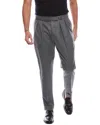 Officine Generale Pierre Wool Pant In Gray
