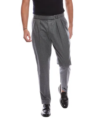 Officine Generale Pierre Wool Pant In Gray