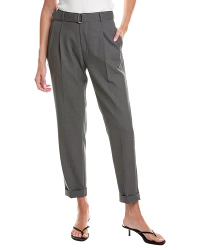 Officine Generale Pierre Wool Pant In Gray
