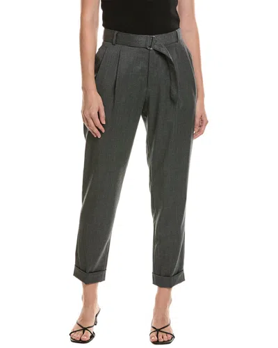 Officine Generale Pierre Wool Pant In Gray