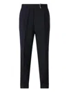 Officine Generale Officine Générale Hugo Formal Pants In Black