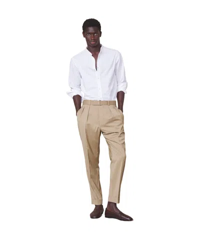 Officine Generale Pleated Casual Pants In White