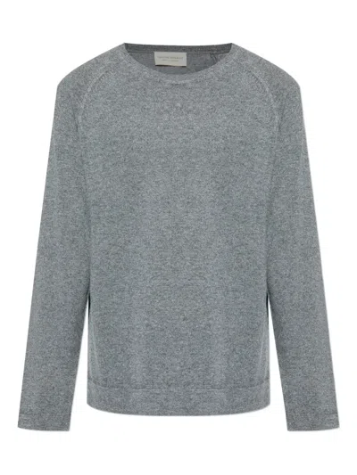 Officine Generale Raglan-sleeve Sweater In Gray