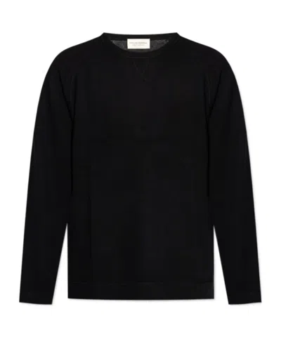 Officine Generale Raglan-sleeve Sweater In Black