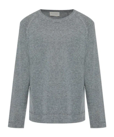 Officine Generale Raglan-sleeve Sweater In Gray
