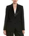 Officine Generale Raya Wool Jacket In Black