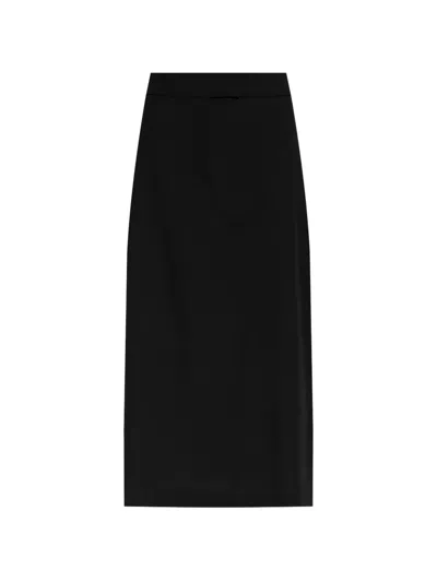 Officine Generale Reane Midi Skirt In Black