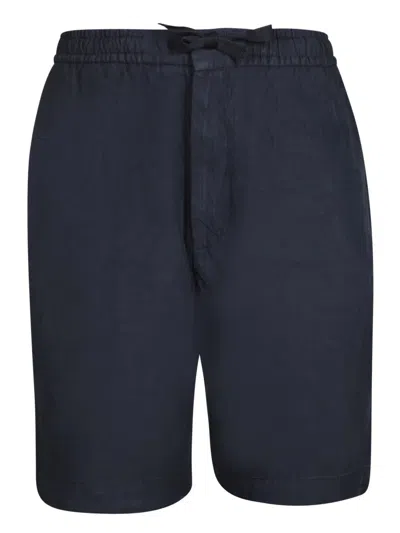 Officine Generale Refined Cotton And Linen Blend Bermuda Shorts