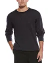 Officine Generale Reggie Wool-blend Shirt In Black