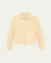 Officine Generale Rhea Cotton Twill Jacket In Sand