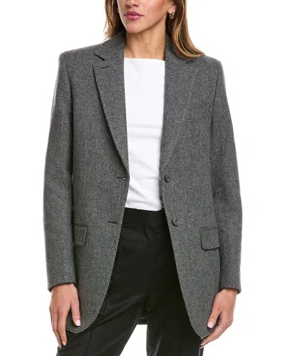 Officine Generale Rianne Wool Jacket In Black