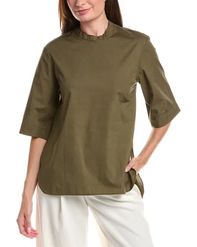 Officine Generale Leila Shirt In Green