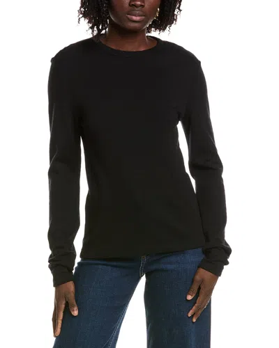 Officine Generale Rima Wool-blend Top In Black