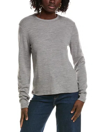Officine Generale Rima Wool-blend Top In Gray