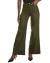 Officine Generale Romy 5-pocket Stretch Velvet Pant In Green