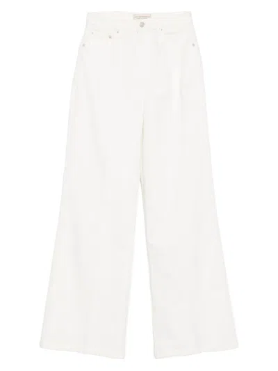 Officine Generale Romy Wide-leg Jeans In Neutral