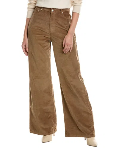Officine Generale Romy Corduroy Pant In Brown