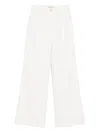 Officine Generale Romy Wide-leg Jeans In Neutral