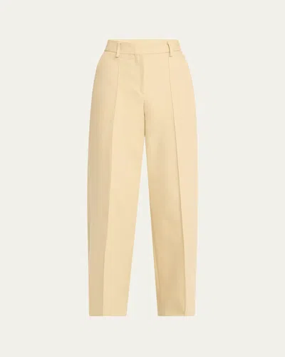 Officine Generale Rosela Wide-leg Pants In Sand