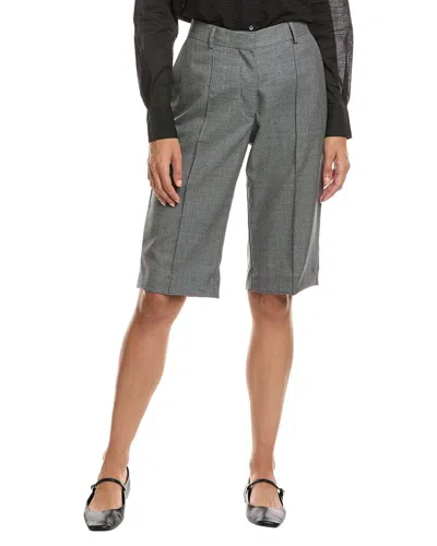 Officine Generale Rosy Wool Short In Gray