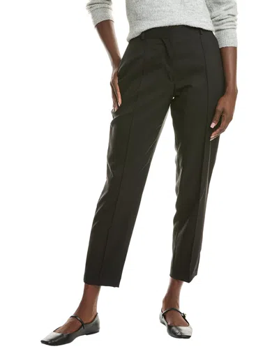 Officine Generale Roxane Slim Wool Pant In Green