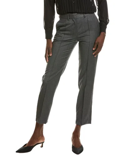 Officine Generale Roxane Wool Pant In Transparent