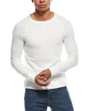 Officine Generale Rudy Light French Terry Sweatshirt In White