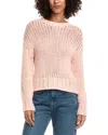 Officine Generale Salimah Wool & Cashmere-blend Sweater In Pink
