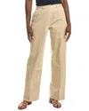 Officine Generale Sally Twill Pant In Yellow