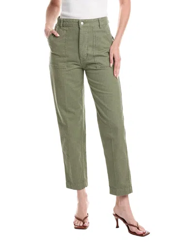 Officine Generale Saskia Denim Pant In Green
