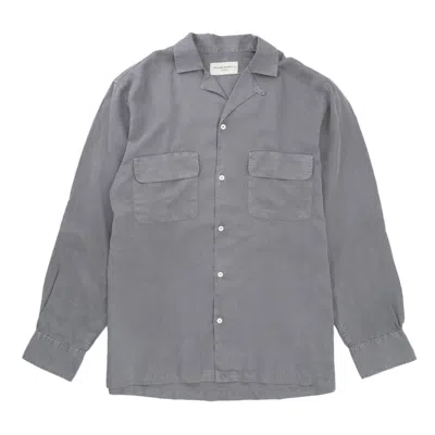 Officine Generale Shirts Grey In Gray