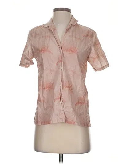 Pre-owned Officine Generale Short Sleeve Blouse In Pink