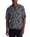 OFFICINE GENERALE SHORT SLEEVE PRINTED CAMP SHIRT