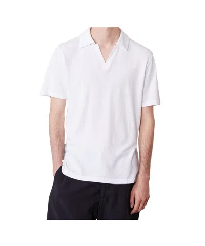 Officine Generale Officine Générale Cotton Linen Polo In White