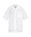 Officine Generale Short-sleeved Shirt In White
