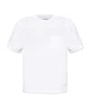 Officine Generale Crew Neck T-shirt In White