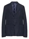 Officine Generale Single-breasted Blazer In 蓝色