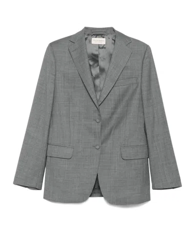 OFFICINE GENERALE BUTTON-FASTENING SINGLE-BREASTED BLAZER