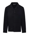Officine Generale Single-breasted Casual Jacket In Black