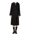 Officine Generale Single-breasted Coat In Black